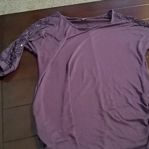 Purple ladies top